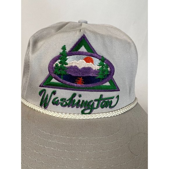 Smith Western Washington State Cap OS Adjustable White Polyester Blend - Picture 14 of 16